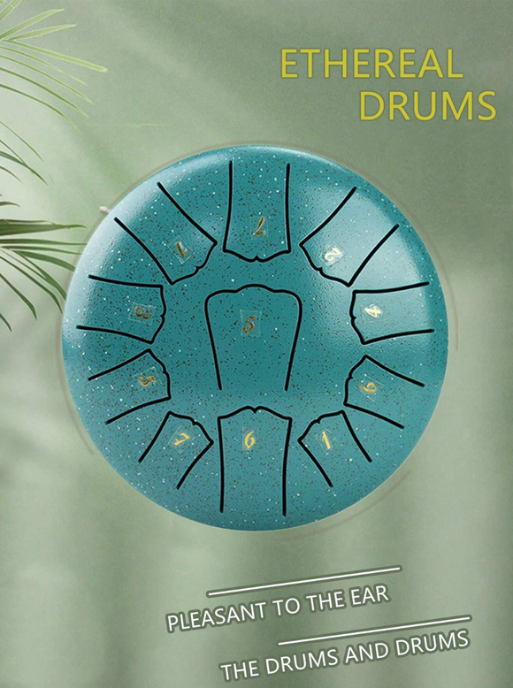 Steel Tongue Drum 6-Inch 11-Tone - Your Capability Store