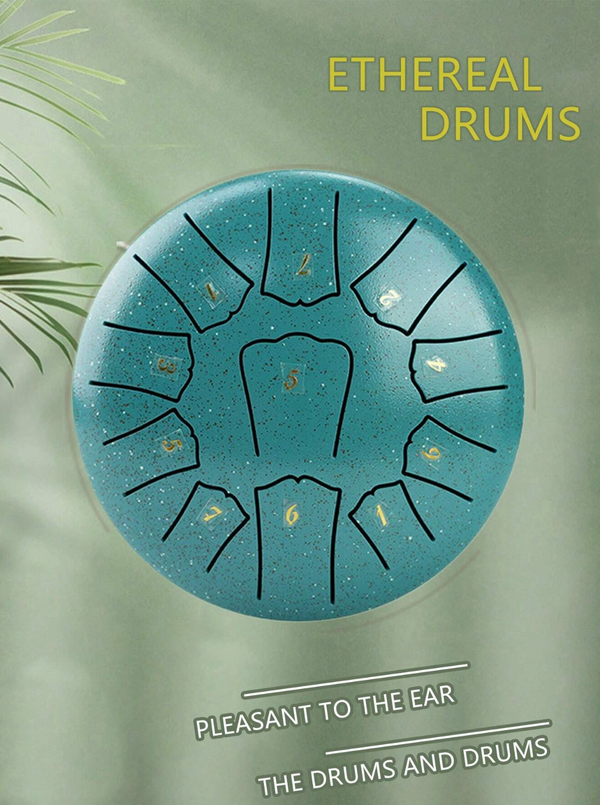 Steel Tongue Drum 6-Inch 11-Tone