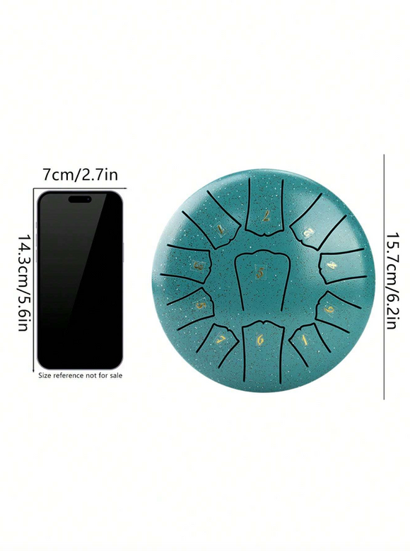 Steel Tongue Drum 6-Inch 11-Tone - Your Capability Store