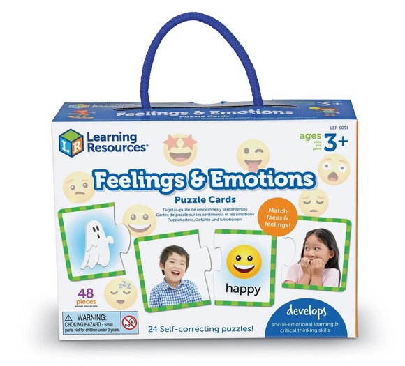 Feelings & Emotions Puzzle Cards - Your Capability Store