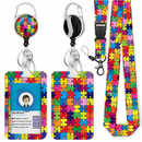 Puzzle Lanyard with Card Holder and Clip - Your Capability Store