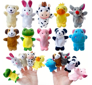 10 Piece Animal Puppet Set