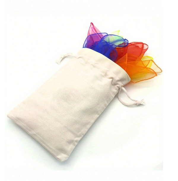 6 piece Silk Scarves Set