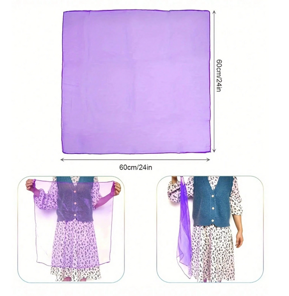 6 piece Silk Scarves Set - Your Capability Store