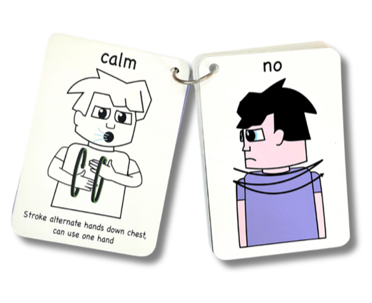 Helpful Signs Flash Cards A7 - Your Capability Store