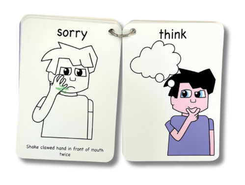 Helpful Signs Flash Cards A7 - Your Capability Store