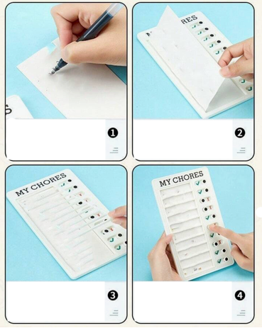 Additional Blank Inserts for My Chores Hanging Checklist - 5 pack