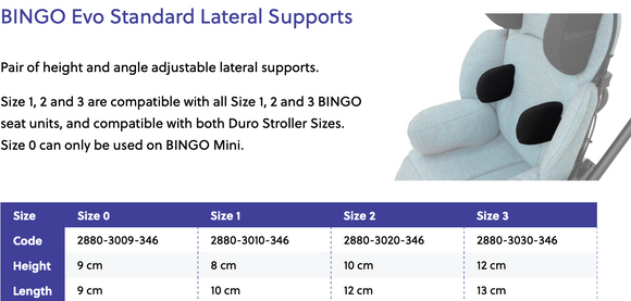 BINGO Lateral Supports - Your Capability Store