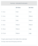 Booster Pads for Snazzi Pants Night Trainers - Your Capability Store