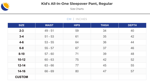 Night N Day Kid's All-In-One Sleepover Pant, Regular - Your Capability Store