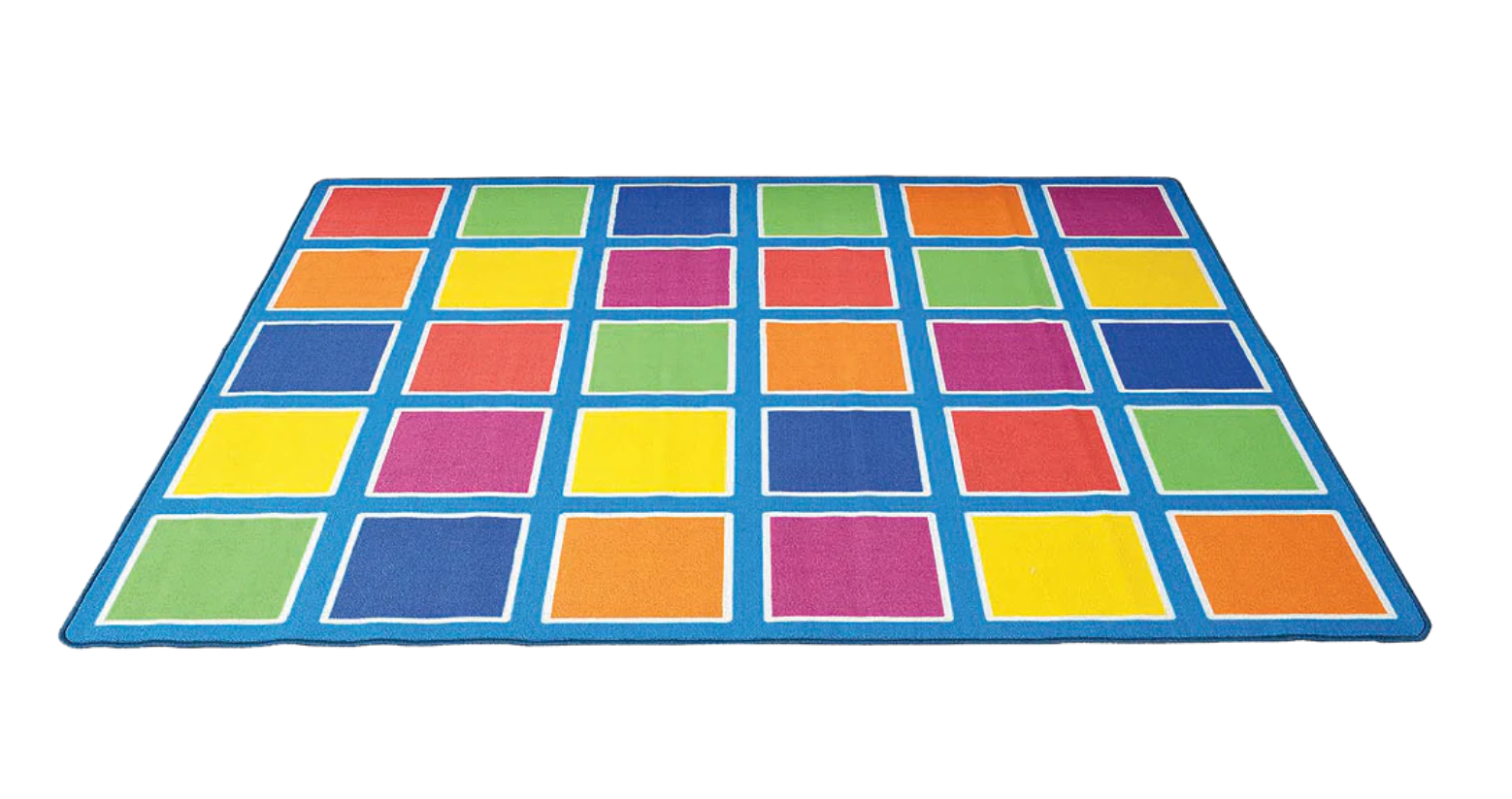 Colour Squares Placement Rug - 30 Squares | Your Capability Store