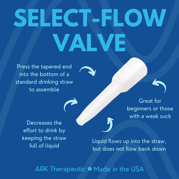 ARK Select-Flow Valve™ for Controlled Straw Drinking (3 Pack)