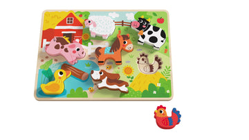 Wooden Chunky Puzzle - Farm - Your Capability Store