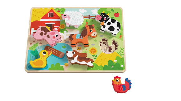 Wooden Chunky Puzzle - Farm - Your Capability Store