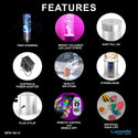 Bubble Tube Column Water Feature 150cm High – LED Sensory