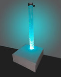 Bubble Tube Column Water Feature 150cm High with Sofa Podium