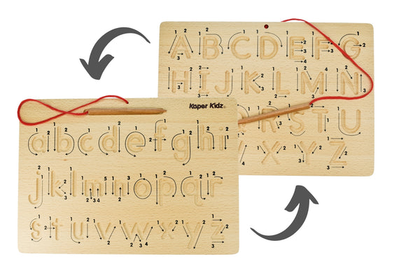 Alphabet Tracing Board Double Sided - Your Capability Store