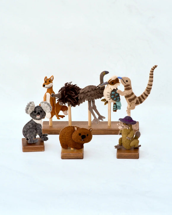Wombat Stew Finger Puppets Set (Official Scholastic Australia Licensed) - Your Capability Store