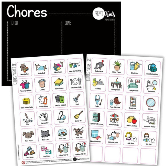 Chore Chart Set (A4) - Your Capability Store