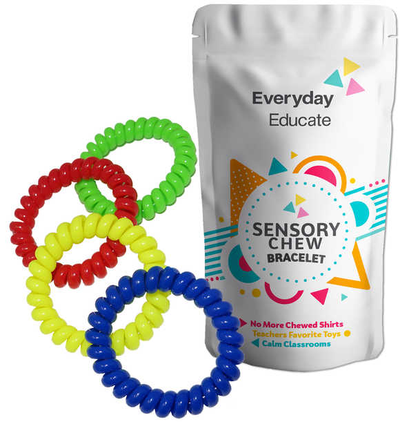 Chewy Dewey™ Sensory Bracelet - (4 Pack) - Your Capability Store