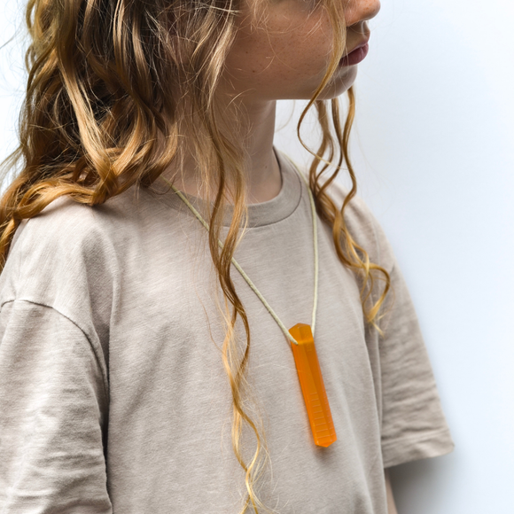 The Santo: Natural Rubber Sensory Chew Necklace Two Pack - Your Capability Store