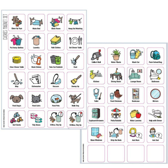 Chore Chart Set (A4) - Your Capability Store