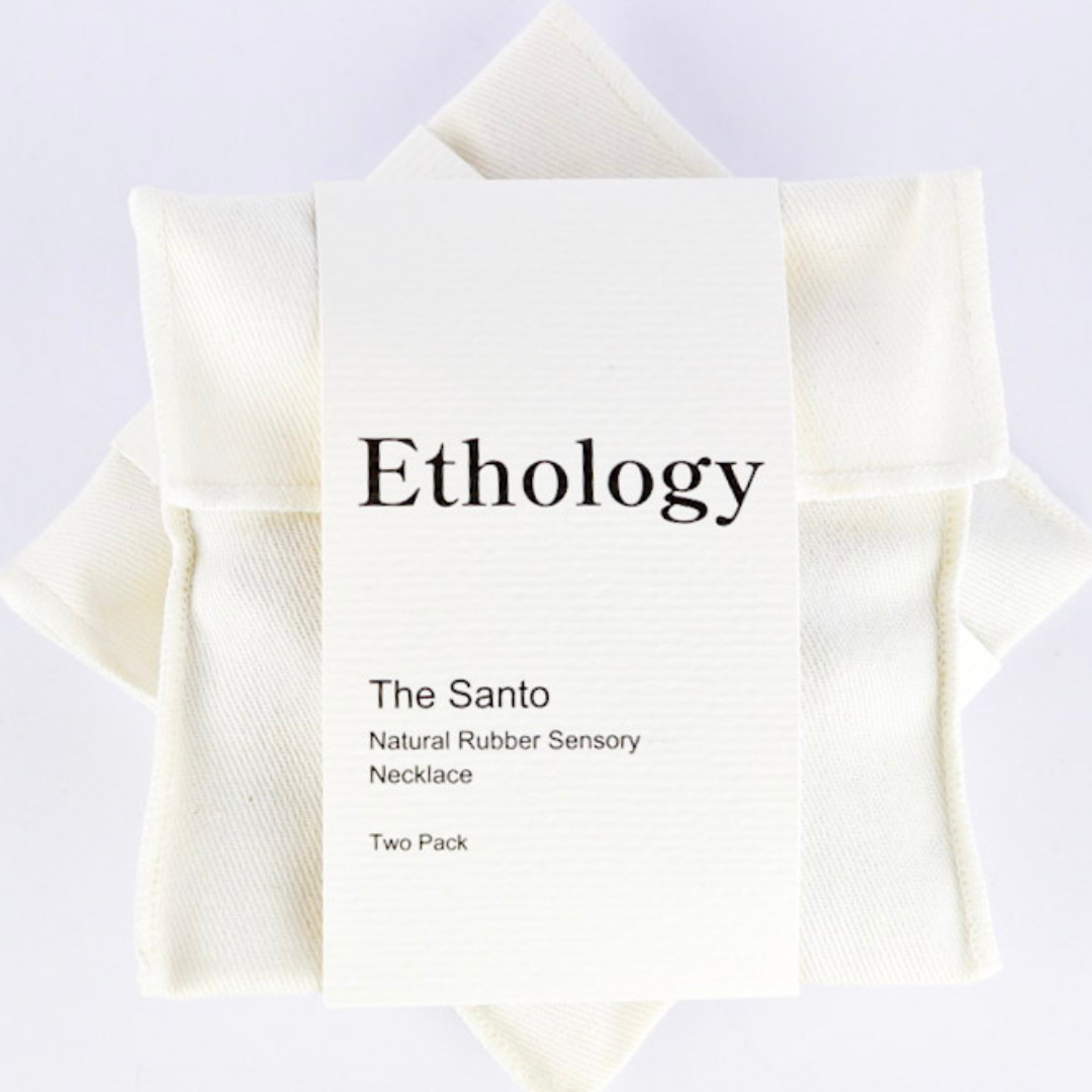 The Santo: Natural Rubber Sensory Chew Necklace Two Pack - Your Capability Store