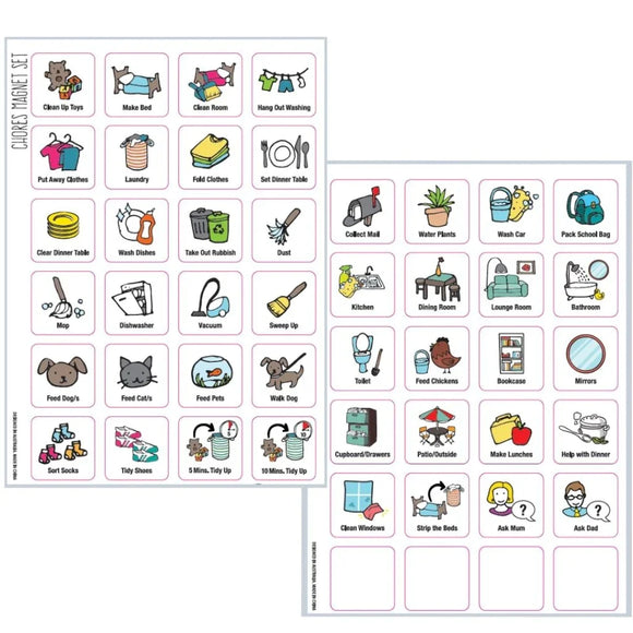 Chore Magnet Set