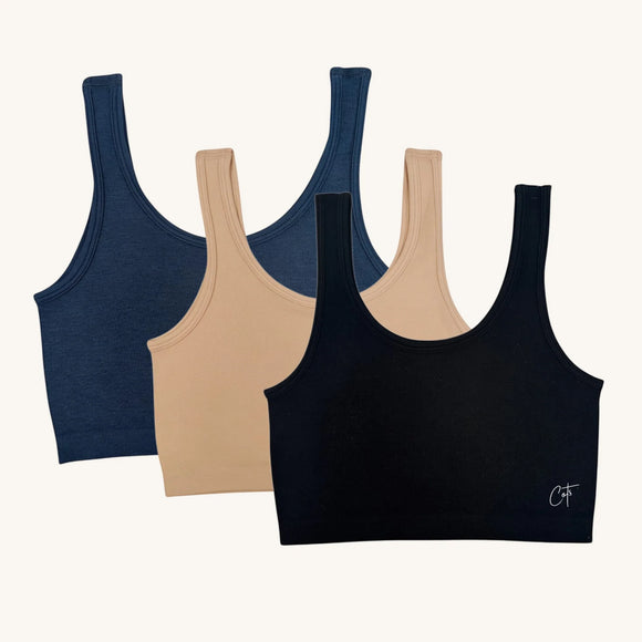 SkinSense™ Seamless Crop Top - Classic
