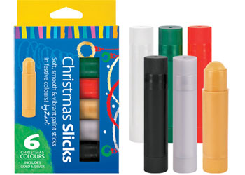 Slicks By Zart Christmas Colours 6's - Your Capability Store