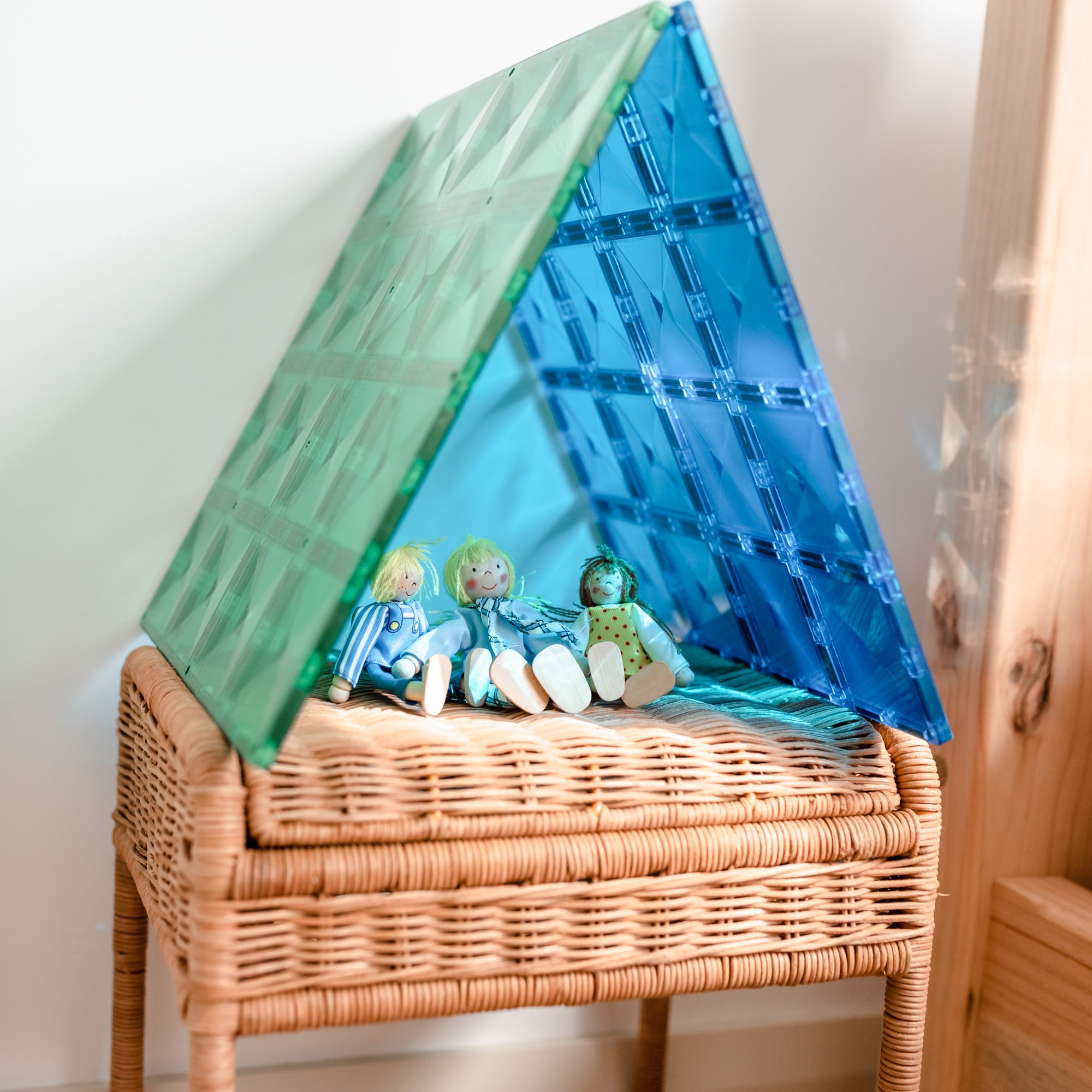 Rainbow Blue & Green Base Plate 2 pc - Your Capability Store