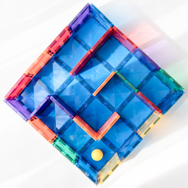 Connetix - Rainbow Blue & Green Base Plate 2 pc