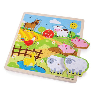 Bigjigs Toys - Farm Sound Puzzle