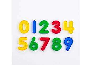 Transparent Numbers Set of 10 - Your Capability Store
