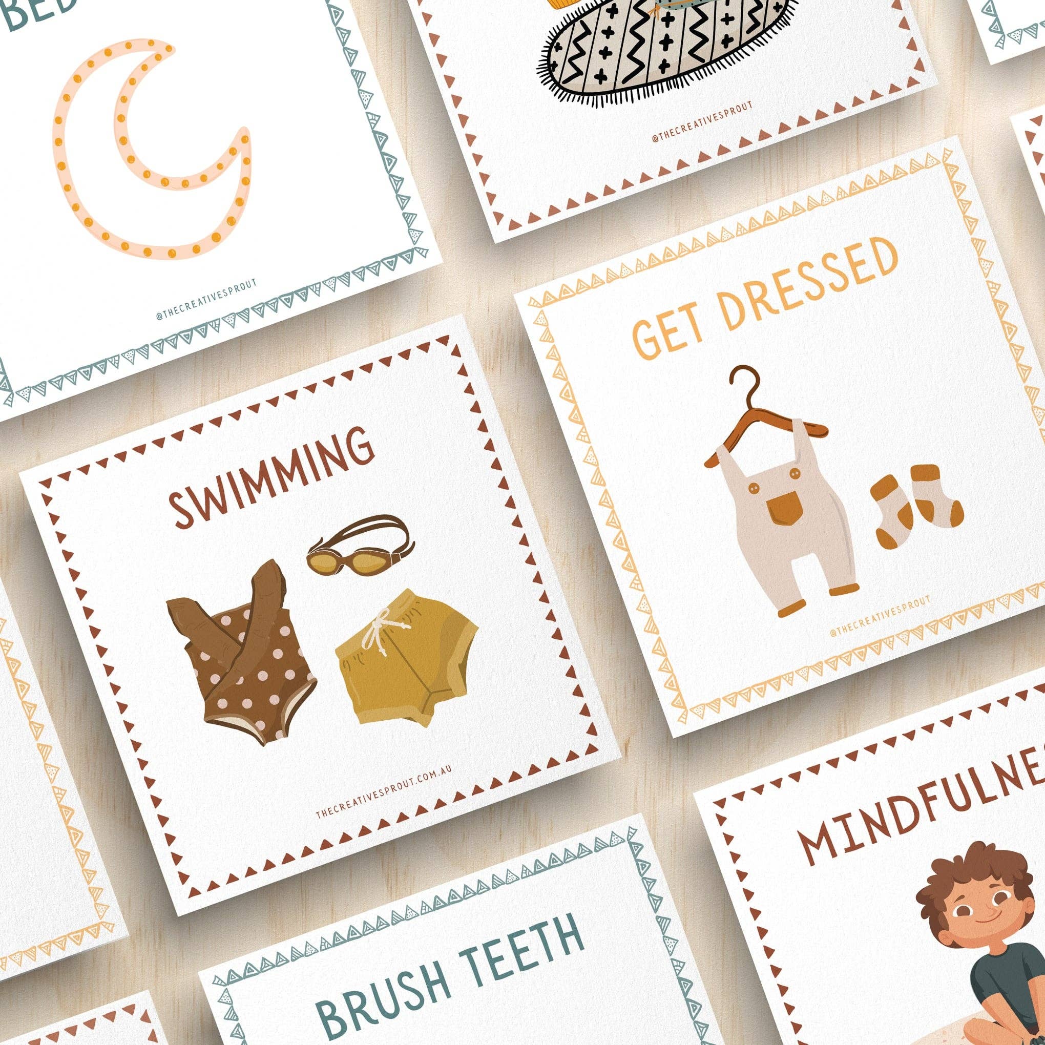 72 Daily Routine Cards - Visual Aids for Home, School & More - Your Capability Store
