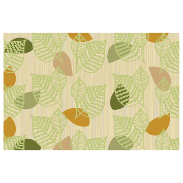 Green Leaf Carpet - 274 x 183cm - Your Capability Store