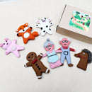 Gingerbread Man Story Finger Puppet Set-2
