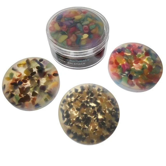 Mixed Up Naturals Pick 'Em Stack - : 3 Pack - Crystal, Shell & Stone - Your Capability Store