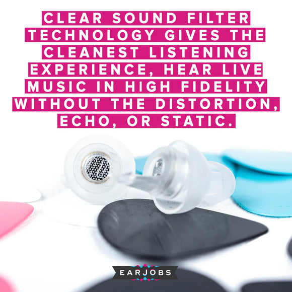 Earjobs™ MUSICMATE® PRO High Fidelity Music Ear Plugs - Your Capability Store