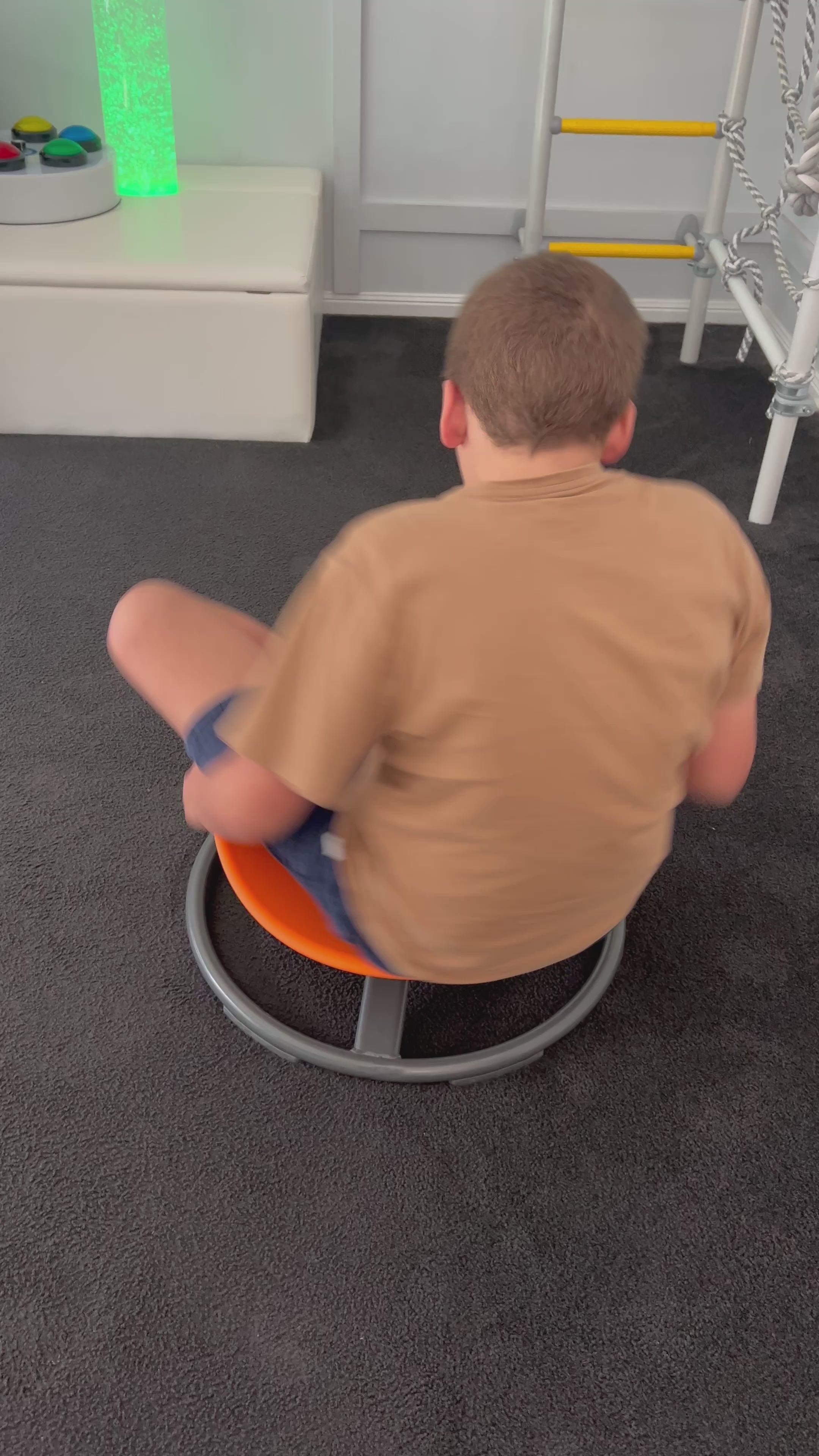 Carousel 56cm Diameter Plastic Seat Rubber Feet-3