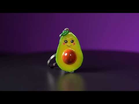 Avocado Keychain-5