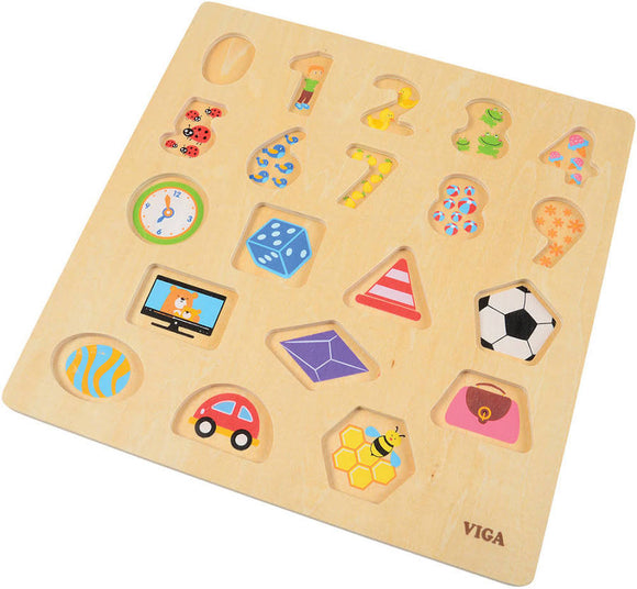 Block Numbers & Shapes Puzzle