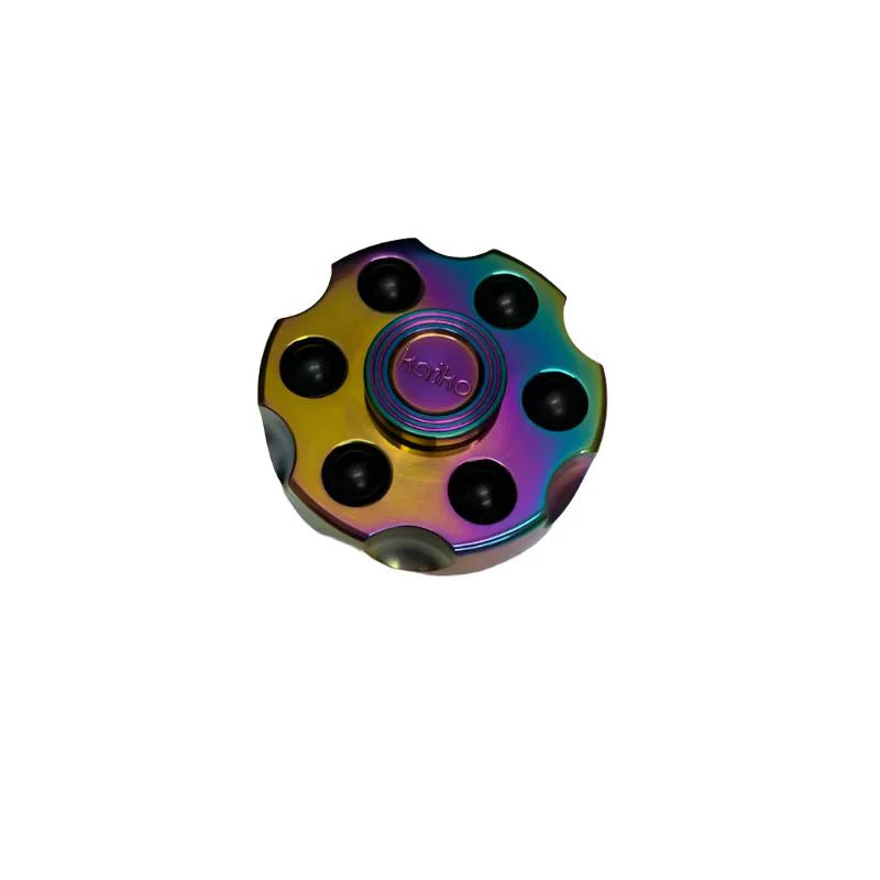 REVOLVER Spinner Fidget - Oil Slick Metal - Your Capability Store