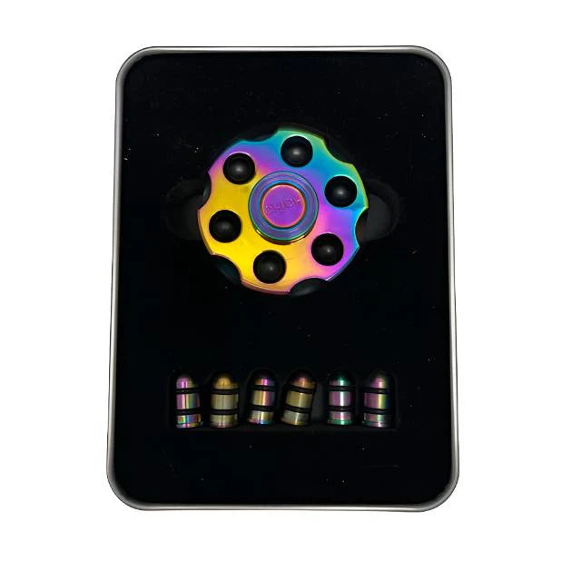 REVOLVER Spinner Fidget - Oil Slick Metal - Your Capability Store
