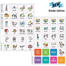 Weekly Routine Chart Set (flexible magnetic) - Kinder Edition-2