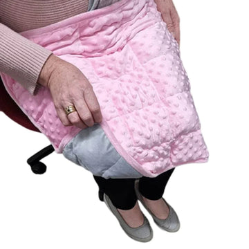 Weighted Lap Blanket Pink 2.5kg - Your Capability Store
