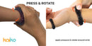 Kaiko Black Wrist Spikey-5