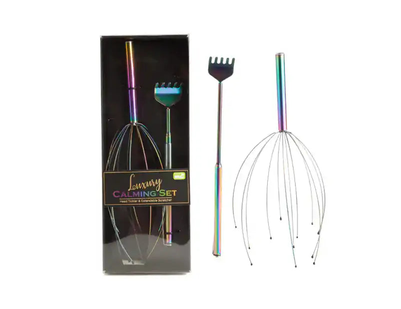 Luxury Calming Set - Head Tickler and Extendable Scratcher - Your Capability Store
