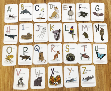 Australian Animal Signs A7 FlashCards - Your Capability Store