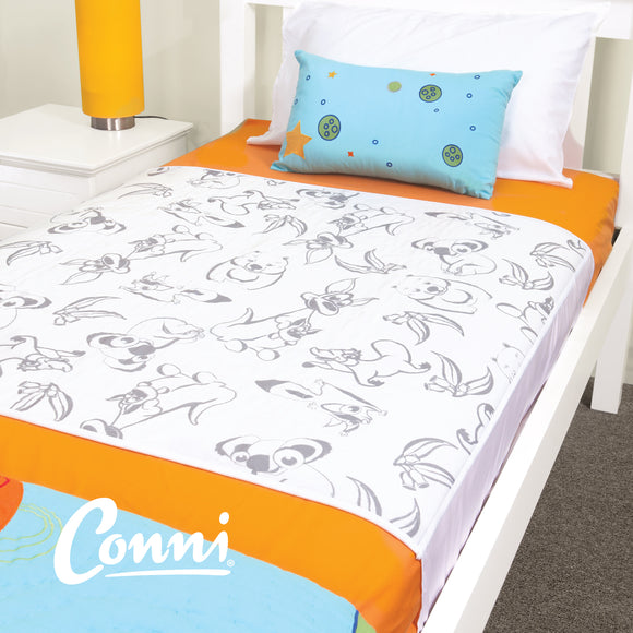 Conni Reusable Bed Pad Tuck-Ins - Aussie Animals - Your Capability Store
